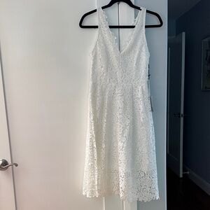 Astr the label White Lace Midi Dress- Nordstrom